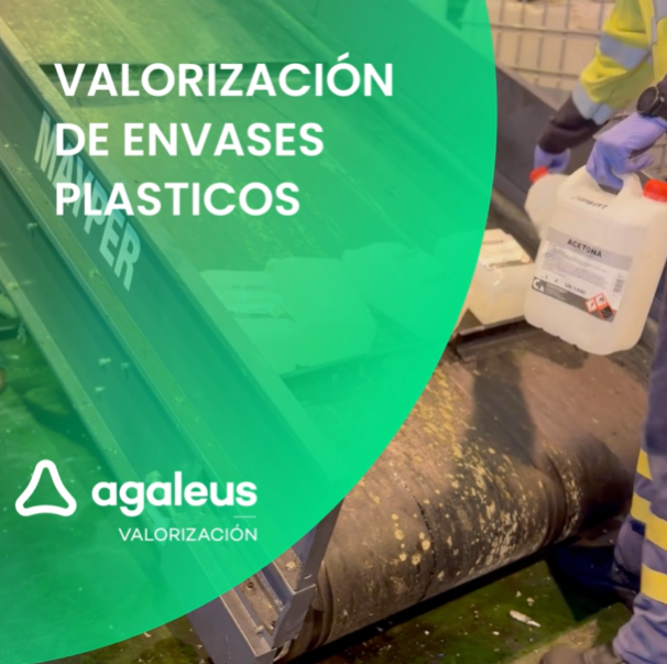 Instalaciones de Agaleus en Zamudio, donde se realiza la valorización de envases industriales para recuperar materiales plásticos de alta calidad.